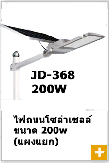 ไฟถนนโซล่าเซลล์ 100W